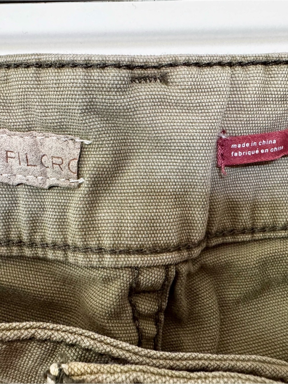 Pilcro Utility Cargo Pants in Olive - Picture 5 of 7